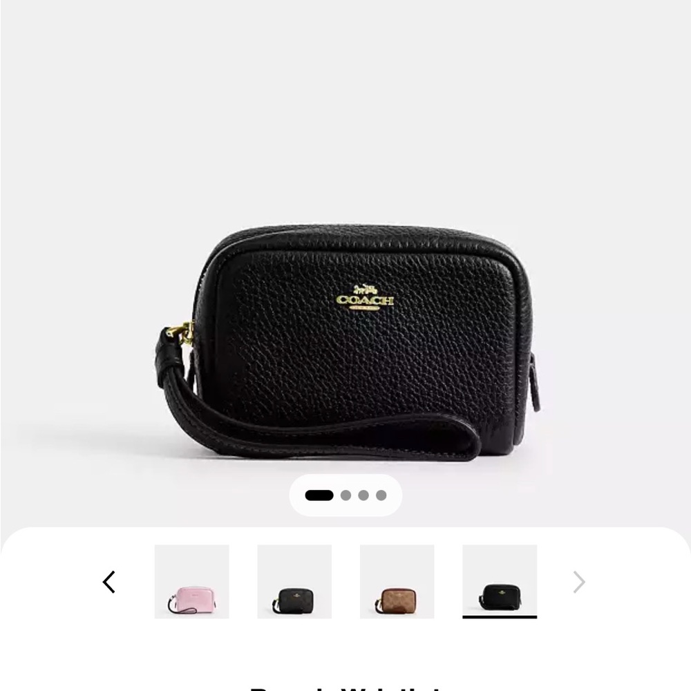 Pouch wristlet